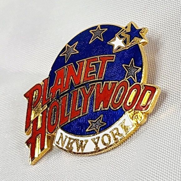 Planet Hollywood New York Vintage Enamel Pin Rare Collector Pin 80s Rare‎ Clean - Picture 4 of 8